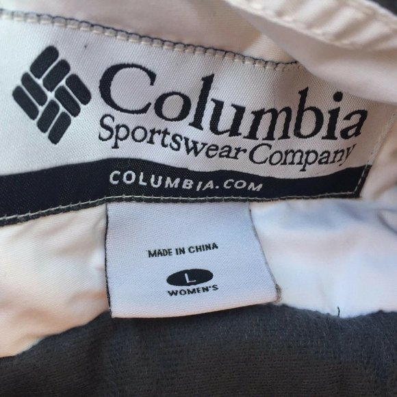 COLUMBIA omni-tech women's brown color puffer jacket size--L - Picture 3 of 3